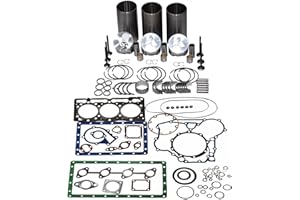 WSbaodan Overhaul Rebuild Kit Compatible with Kubota D1005 Engine B21 B2100DT B7500DT B7500HSB B7510DT B2320DT F-2260-R ZD25F ZD326 BX2660 Tractor Replacement