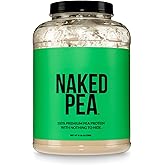 NAKED Pea - 5LB 100% Pea Protein Powder from North American Farms - Unflavored Vegan Pea Protein Isolate - NSF Certified, Plant Protein Powder, Easy to Digest - 76 Servings