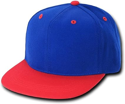 red cap blue bill