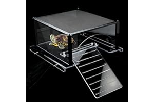 LYL LEYOULAND Turtle Topper Basking Platform for Aquatic Turtles 40 Breeder 75 Gallon, Aquatic Reptile Ramp Dock, Terrace, Turtle Tank Accessories