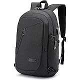 Laptop Backpack,Business Travel Anti Theft Backpack Gift for Men Women with USB Charging Port Lock,Slim Durable Water Resista