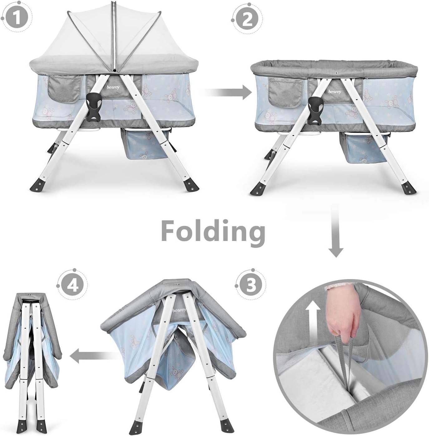 besrey travel cot