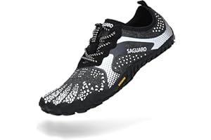 SAGUARO Womens Mens Barefoot Shoes Minimalist Trail Runner Wide Toe Box Zero Drop Outdoor Cross Training Shoe
