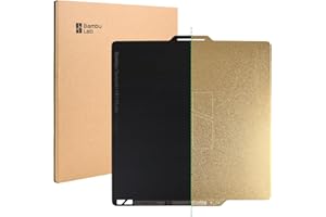 3DTOOLS Bamboo Lab Dual Smooth and Textured Side Build Plate 257x257MM for Bambu Lab X1C / X1 / X1E / P1P / P1S / A1 3D Printer