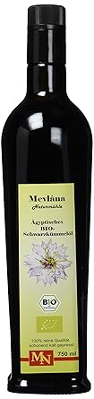 Mevlana Naturmühle ägyptisches BIO - Schwarzkümmelöl, ungefiltert, 1er Pack (1 x 750 ml)