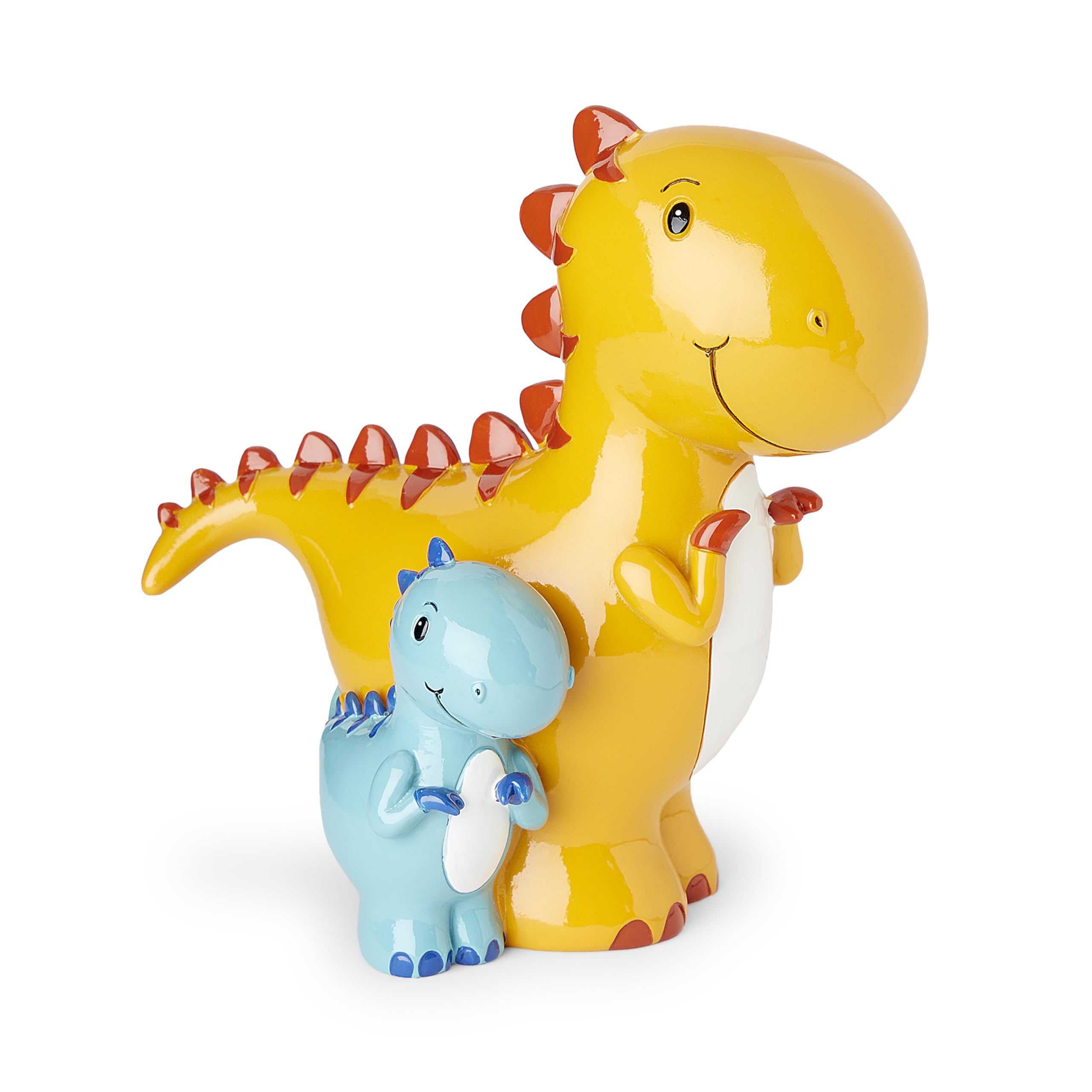 Mousehouse Gifts - Mother and Baby T-Rex Piggy Bank, Dinosaur Money Box for Boys and Girls
