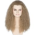 Miss U Hair Adult Long Curly Dirty Blonde Men Wig Fluffy Party Movie Cosplay Costume Halloween Wig