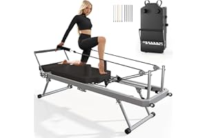SogesPower Pilates Reformer machine with high-strength elastic cords