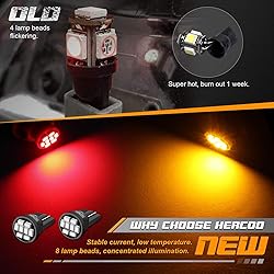 HERCOO LED Dually Bed Fender Side Marker Lights