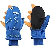 MniJiza Toddler Mittens Kids Winter Ski Gloves Boys Girls Warm Fleece Glove Baby Snow Mitten Cold Weather