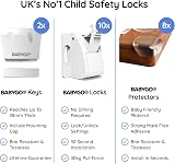 BABYGO Magnetic Child Safety Cupboard Locks 10 Locks 2 Keys 8 Corner Protectors view 3