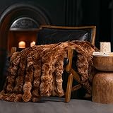 EverGrace Ultra Soft Luxury Fluffy Faux Rabbit Fur