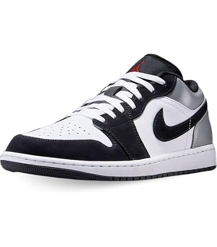 Amazon.com | Air Jordan 1 Low Men's Shoes (553558-132,White/Black