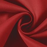 Joydeco Blackout Curtains 63 Inch 2 Panels Red Thermal Insulated Grommet view 2