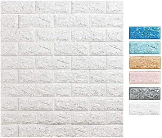 3d Tapete Wandpaneele Selbstklebend Moderne Wandverkleidung In Steinoptik In 5 Verschiedenen Farben Schnelle Leichte Montage 5x Stuck Weiss Amazon De Baumarkt