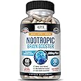 Kaya Naturals - Nootropic Brain Booster - for Memory & Focus - Brain Support Supplement - Focus & Concentration & Learning Accuracy - Cognitive Function - 60 Count