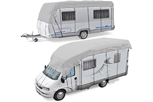 1pc Heavy Duty RV Roof Cover, Waterproof UV Resistant Polyethylene for Class A/B/C Motorhomes, Travel Trailers, Truck Campers