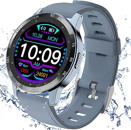 Amazon Com Iszplush Fitness Tracker Smartwatch With Blood Pressure Heart Rate Monitor Fitness Watch With Pedometer And Calorie Counter Activity Tracker Ip67 Compatible With Iphone Samsung Android Phones Blue Sports