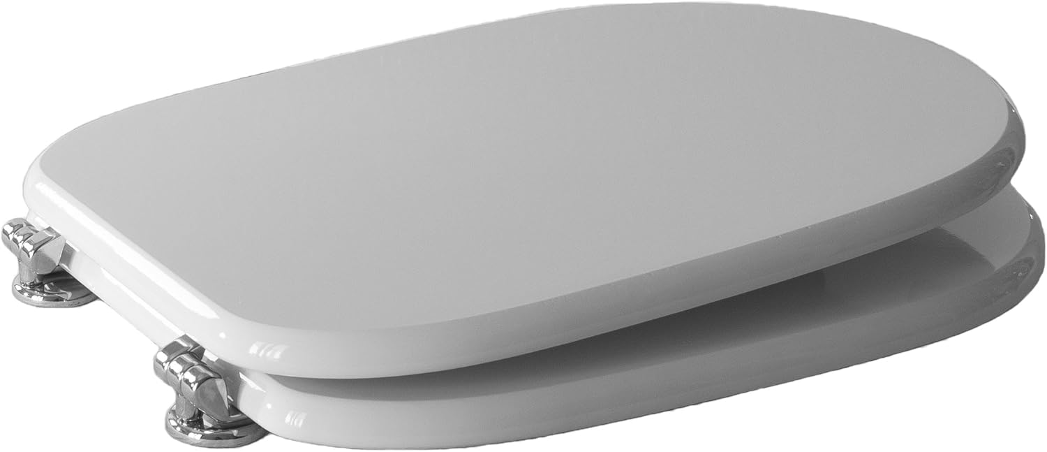 Yes Hygienic Seat Cesame Synthesis Dedicated Toilet Seat, White BigaMart