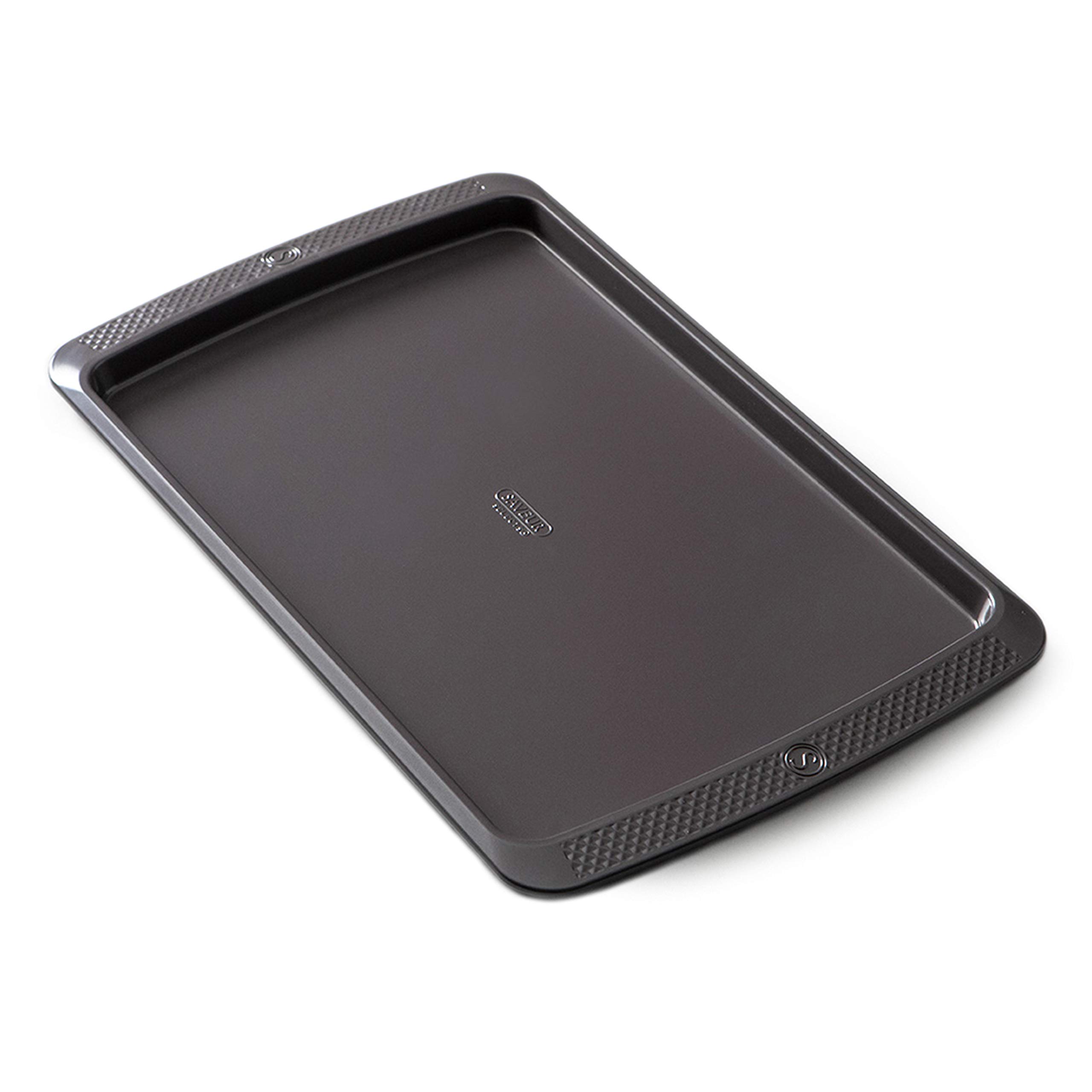 SAVEUR SELECTS 11 x 17-Inch, 27 x 43 Cm Large Rimmed Baking Tray Sheet | Non-Stick, Carbon Steel, Oven & Dishwasher Safe - Artisan Series