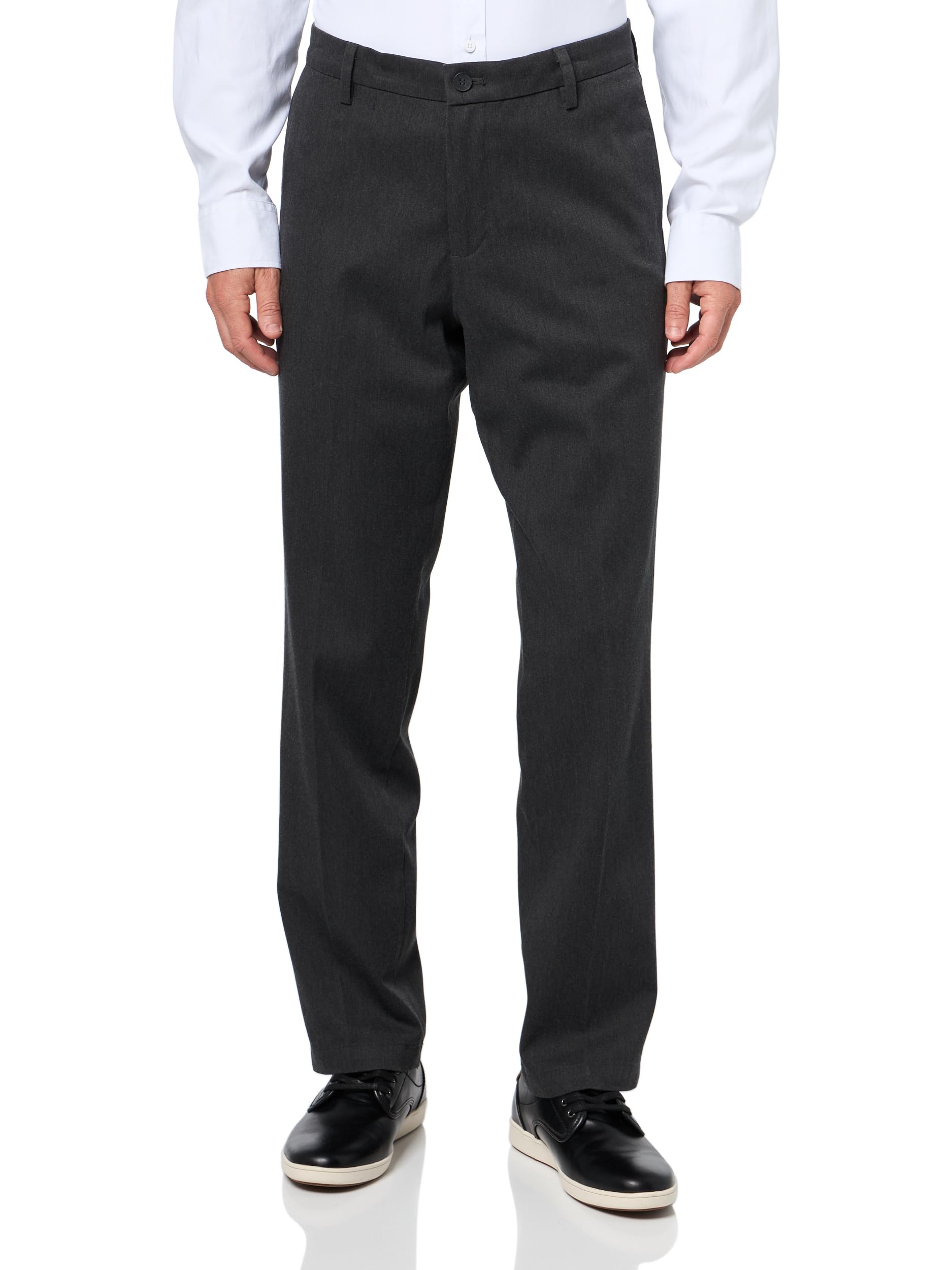 Photo 1 of Dockers® Men's Signature Khaki Slim Fit Iron Free with Stain Defender®, Charcoal Heather, 33W x 30L