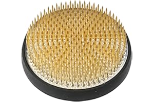 EGGONE 80mm Flower Frog Large Floral Frog Flower Arrangements Supplies Japanese Ikebana Kenzan with Rubber Base (3.15inch)