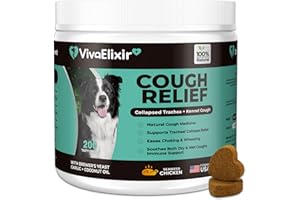 VIVAELIXIR Kennel Cough Medicine for Dogs | Dog Cough Medicine | 100% Natural Respiratory Support | Kennel Cough Treatment | Helps Soothe Tracheal | Natural Kennel Cough & Respiratory Support for Dogs