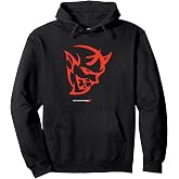 Officially Licensed Dodge Demon Logo Pullover Hoodie