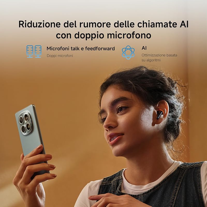 REDMI Buds 8 Active, Cuffie Bluetooth, Autonomia 37h, Bianco