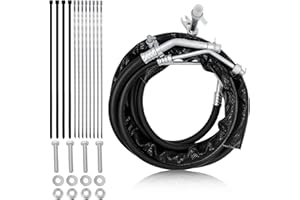 EXMIATOV YSH34913 Rear AC Line Set Compatible With 2015-2020 Tahoe,Yukon,Escalade,High Pressure Auxiliary AC Hose Kit
