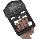 CAMRY Digital Hand Dynamometer Grip Strength Measurement Meter 198Lbs / 90Kgs Auto Capturing Electronic Hand Grip Power