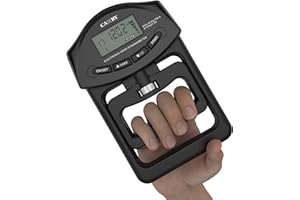 CAMRY Digital Hand Dynamometer Grip Strength Measurement Meter 198Lbs / 90Kgs Auto Capturing Electronic Hand Grip Power