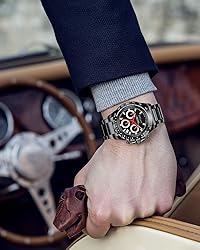BINLUN Thick Stainless Steel Watch Band Metal Heavy