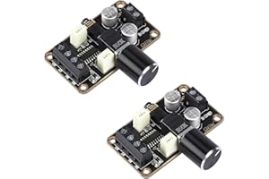 DROK 5W+5W Mini Amplifier Board 2pcs PAM8406 Audio Amplifier Board DC 5V Digital Stereo Power Amp 2.0 Dual Channel Class D Am