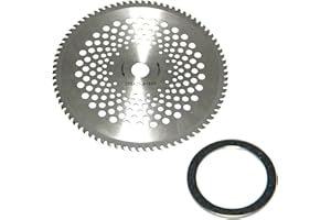 10" 80T Carbide Tip Brush Cutter, Trimmer, Weed Eater Blades Wacker Edging Blades Wood Cutting Clearing Saw Blades