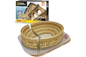 CUBICFUN 3D Puzzle - Puzzles for Kids Ages 8-10 - National Geographic Italy Rome Colosseum Toys for Girls & Boys - Art STEM Projects for Kids Ages 8-12 - Classroom Decorations, 131 Pieces
