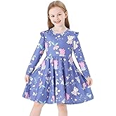 Peppa Pig Dress Girls Casual Flowy Dresses for Birthday Party Toddler Girl Size 2-5 Years