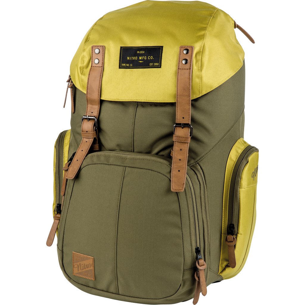 Weekender Alltagsrucksack mit gepolstertem Laptopfach, Schulrucksack, Wanderrucksack inkl. Nassfach, 42 L, Golden Mud โ image 1
