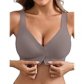 Avidlove Bras for Women No Underwire Front Closure Bra Seamless Bralette Full Coverage Everyday Bras Wireless Brassiere
