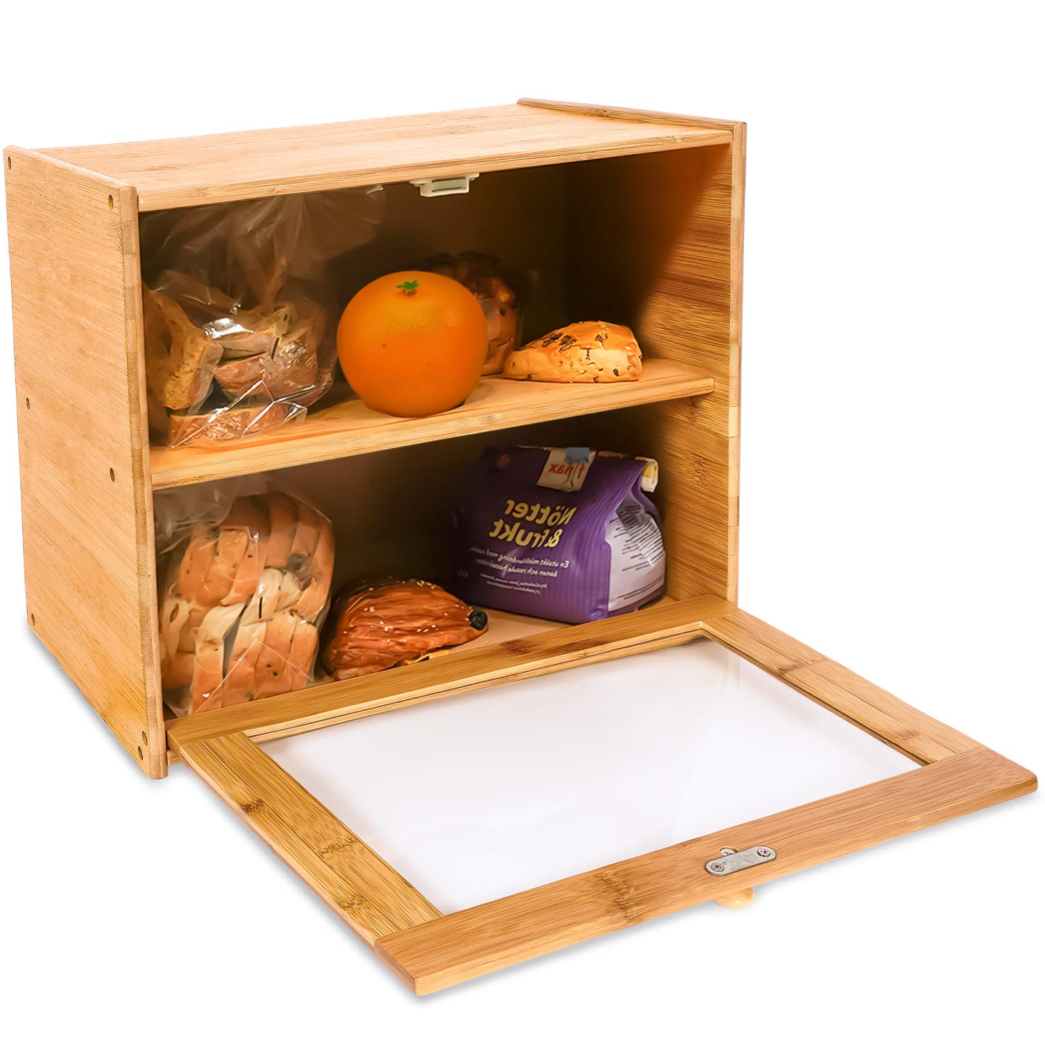 Best 2 Layer Bread Boxes For Kitchen Counter