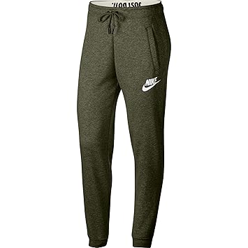 nike women's rally joggers olive canvas