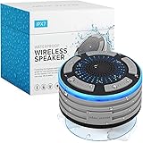 Bluetooth Shower Speaker by Johns Avenue - Newest Version 5.0 - Waterproof - Wireless - Portable Speaker with Strong Suction 