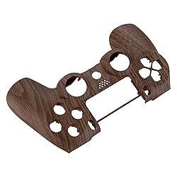 eXtremeRate Brown Wood Grain Patterned Custom