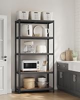 SONGMICS Shelving Unit 50 x 100 x 200 cm 875 kg Rustic Brown Black GLR050B11 view 9