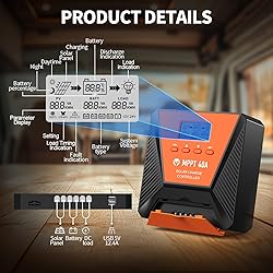 40A MPPT Solar Charge Controller 12V/ 24V Solar