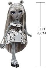 Rainbow High Shadow High Luna Madison 28cm Doll Metallic Grey Outfit Hair view 3