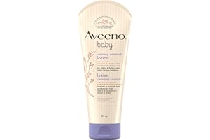 Aveeno Baby Calming Comfort Lotion, Lavender and Vanilla Scents, Hypoallergenic and Paraben Free Moisturizer, 227 mL