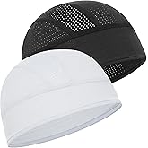 vidsel Skull Cap Cooling Helmet Liner Beanie Breathable Mesh Sweat Wicking Cycling Running Hat for Men Women