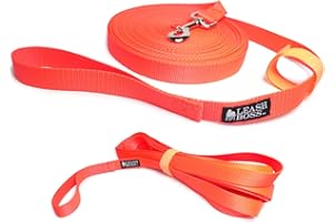 LEASH BOSS Leashboss Extra Long Dog Leash - Long Lead Leash for Dog Training - Recall Leash for Dogs Outside 20 Foot