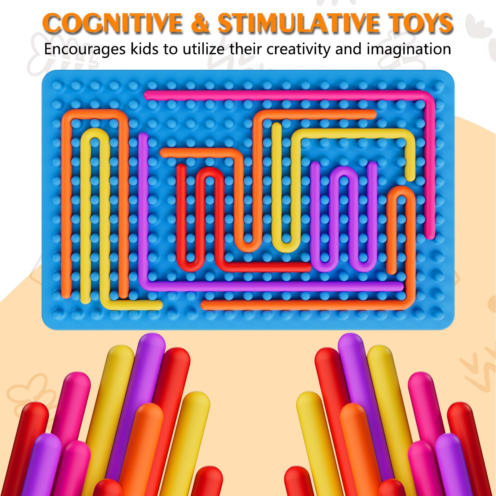 Sensory Fidget Toys for Kids Toddler Boys ,Sensory Activity Board for Stress Anxiety Autistic ADHD, Calm Down Travel Airplane Essentials Toys for 3+ Year Old, Stuffers Gifts for Teen Girls